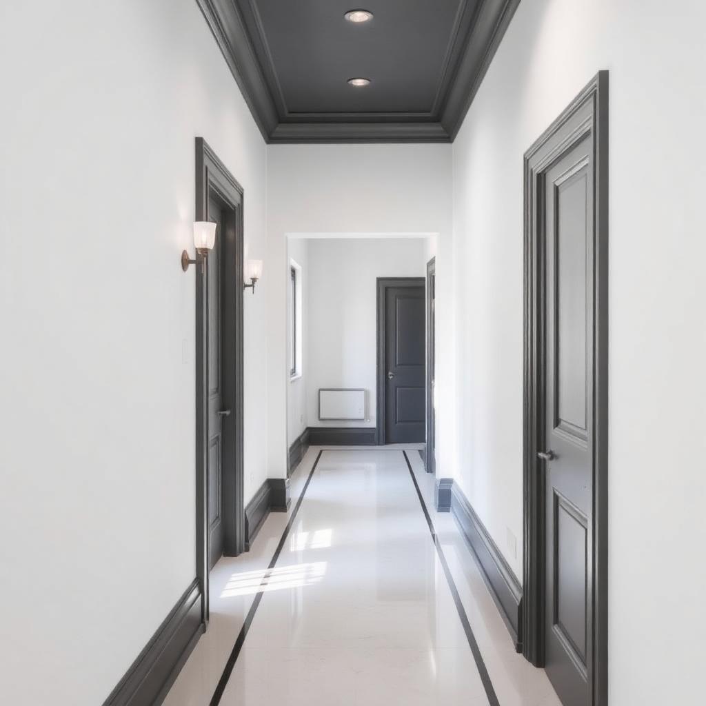 Hallway repaint & trim
